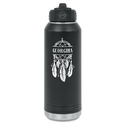 Dreamcatcher Water Bottles - Laser Engraved - Front & Back (Personalized)