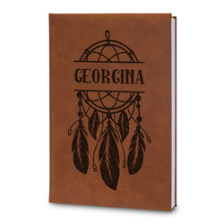 Dreamcatcher Leatherette Journal - Large - Double Sided (Personalized)