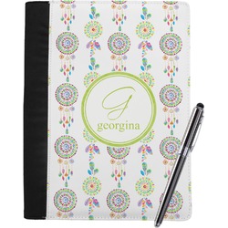 Dreamcatcher Notebook Padfolio - Large w/ Name and Initial