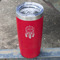 Dreamcatcher Red Polar Camel Tumbler - 20oz - Angled