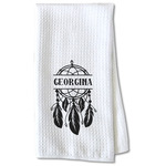 Dreamcatcher Kitchen Towel - Waffle Weave - Partial Print (Personalized)