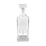 Dreamcatcher Whiskey Decanter - 30 oz Square (Personalized)