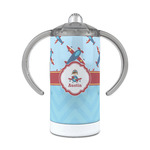 Airplane Theme 12 oz Stainless Steel Sippy Cup (Personalized)