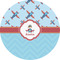 Airplane Theme 2" Multipurpose Round Labels - Single Sticker