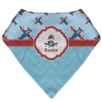 Airplane Theme Bandana Bib (Personalized)