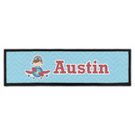 Airplane Theme Bar Mat - Large (Personalized)