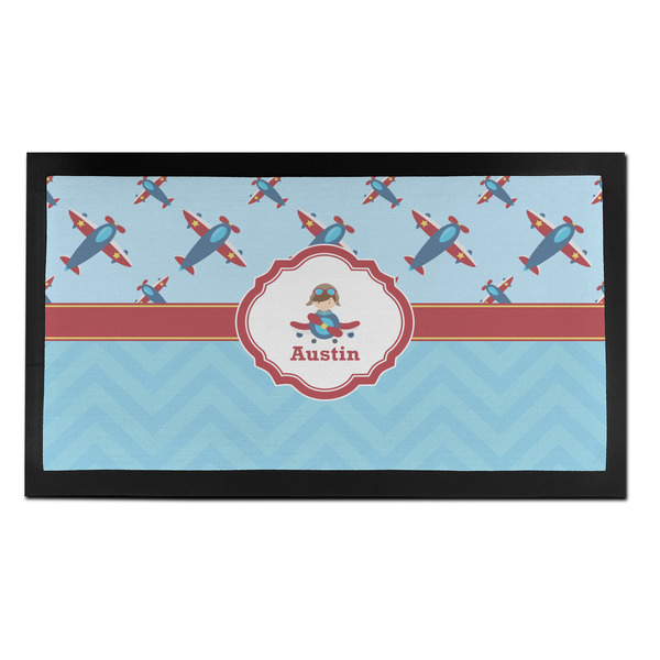 Custom Airplane Theme Bar Mat - Small (Personalized)