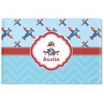 Airplane Theme Woven Mat (Personalized)