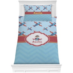 Airplane Theme Comforter Set - Twin (Personalized)