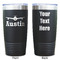 Airplane Theme Black Polar Camel Tumbler - 20oz - Double Sided  - Approval