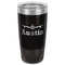 Airplane Theme Black Polar Camel Tumbler - 20oz - Front