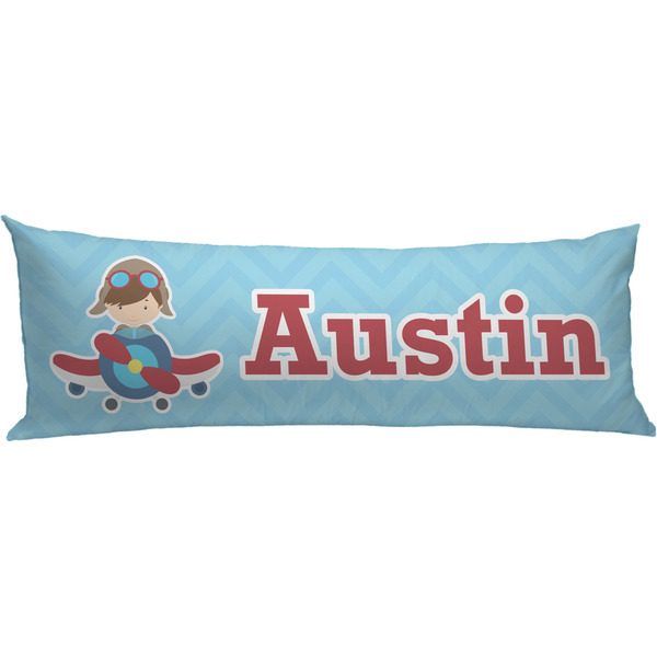 Custom Airplane Theme Body Pillow Case (Personalized)