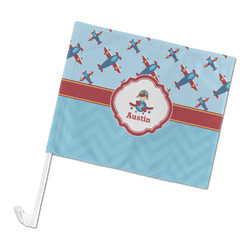 Airplane Theme Car Flag - Large (Personalized)