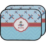 Airplane Theme Car Floor Mats (Back Seat) (Personalized)