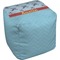 Airplane Theme Cube Poof Ottoman (Bottom)