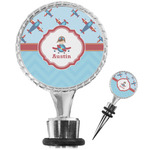 Airplane Theme Wine Bottle Stopper (Personalized)