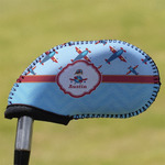 Airplane Theme Golf Club Iron Cover - Single (Personalized)