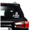 Airplane Theme Graphic Car Decal (On Car Window)