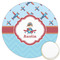 Airplane Theme Icing Circle - Large - Front