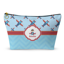Airplane Theme Makeup Bag - Large - 12.5"x7" (Personalized)