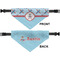 Airplane Theme Medium Dog Bandana Approval