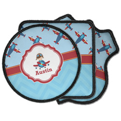Airplane Theme Iron on Patches (Personalized)