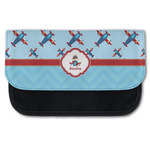 Airplane Theme Canvas Pencil Case w/ Name or Text