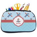 Airplane Theme Neoprene Pencil Case - Medium w/ Name or Text