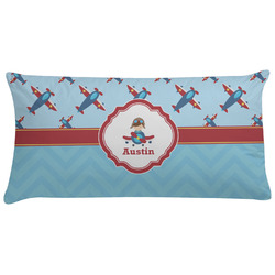 Airplane Theme Pillow Case - King (Personalized)