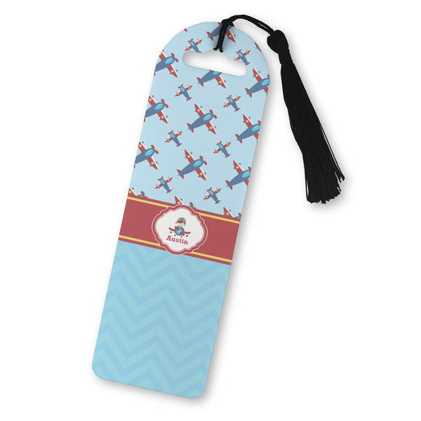 Custom Airplane Theme Plastic Bookmark (Personalized)