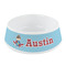 Airplane Theme Plastic Pet Bowls - Small - MAIN