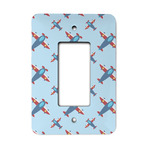 Airplane Theme Rocker Style Light Switch Cover