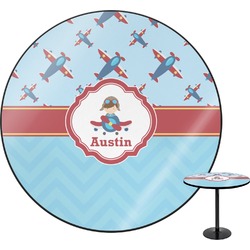 Airplane Theme Round Table - 24" (Personalized)