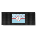 Airplane Theme Rubber Bar Mat (Personalized)