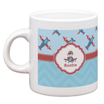 Airplane Theme Espresso Cup (Personalized)