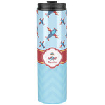 Airplane Theme Stainless Steel Skinny Tumbler - 20 oz (Personalized)