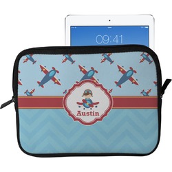 Airplane Theme Tablet Case / Sleeve - Large (Personalized)