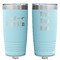 Airplane Theme Teal Polar Camel Tumbler - 20oz -Double Sided - Approval