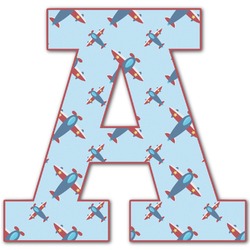 Airplane Theme Letter Decal - Large (Personalized)