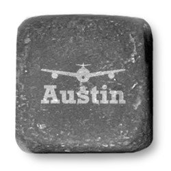 Airplane Theme Whiskey Stone Set (Personalized)