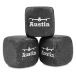 Airplane Theme Whiskey Stone Set (Personalized)