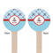 Airplane Theme Wooden 7.5" Stir Stick - Round - Double Sided - Front & Back