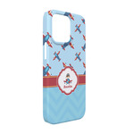 Airplane Theme iPhone Case - Plastic - iPhone 13 Pro (Personalized)