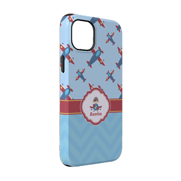 Custom Airplane Theme iPhone Case - Rubber Lined - iPhone 14 (Personalized)