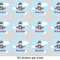 Airplane & Pilot 1" Multipurpose Round Labels - Sheet