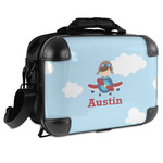 Airplane & Pilot Hard Shell Briefcase - 15" (Personalized)