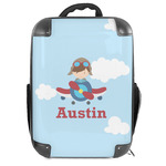 Airplane & Pilot 18" Hard Shell Backpack (Personalized)