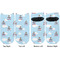 Airplane & Pilot Adult Ankle Socks - Double Pair - Front and Back - Apvl