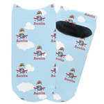 Airplane & Pilot Adult Ankle Socks (Personalized)