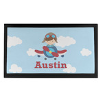 Airplane & Pilot Bar Mat - Small (Personalized)